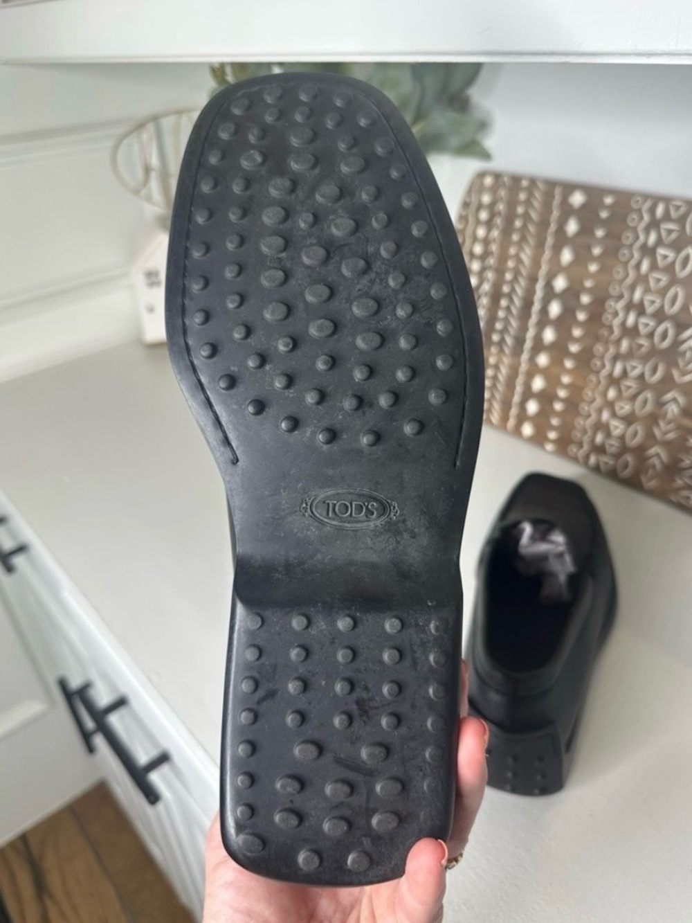 Tod’s Italian Leather Loafers - Womens 10.5 EU size 41 41.5 - Picture 6 of 7